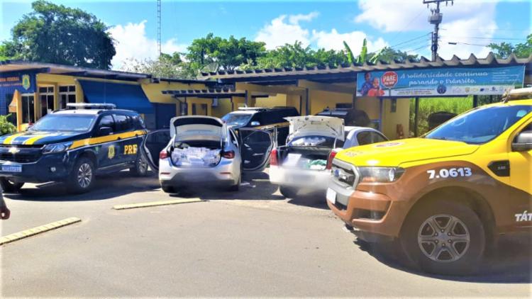 Imagem da notícia Carregamento de cigarros contrabandeados é interceptado em Itabuna