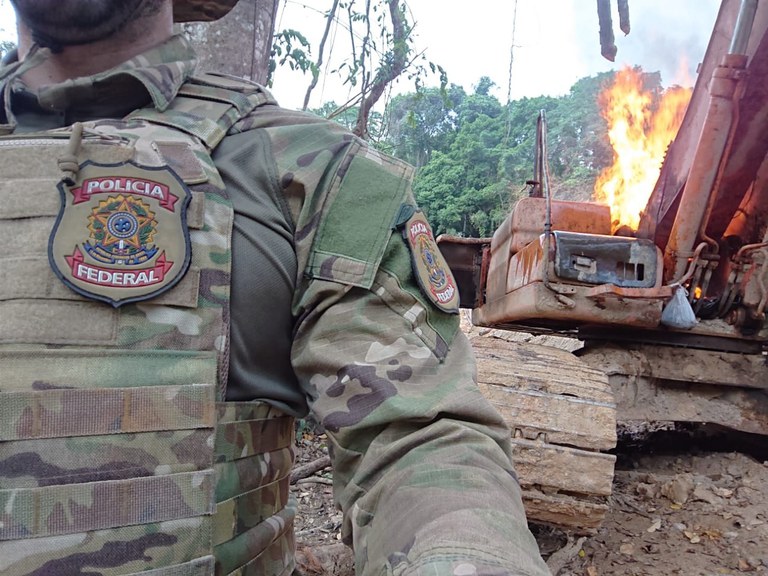 Imagem da notícia Operação Alfeu IV combate extração ilegal de minérios em terras indígenas