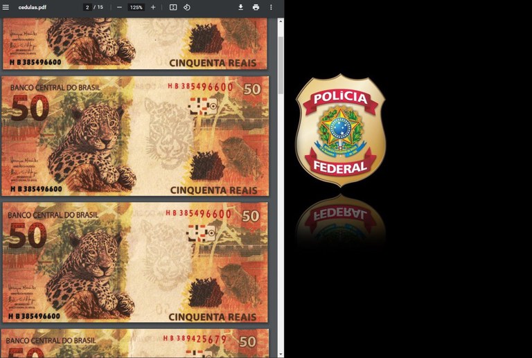 Imagem da notícia Polícia Federal deflagra operação para combater falsificação de cédulas falsas em 20 Unidades da Federação