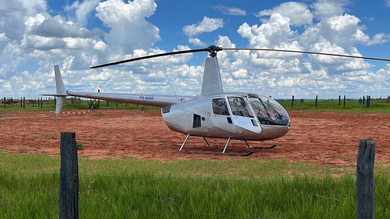 Imagem da notícia PF apreende helicóptero com cerca de 300 quilos de cocaína