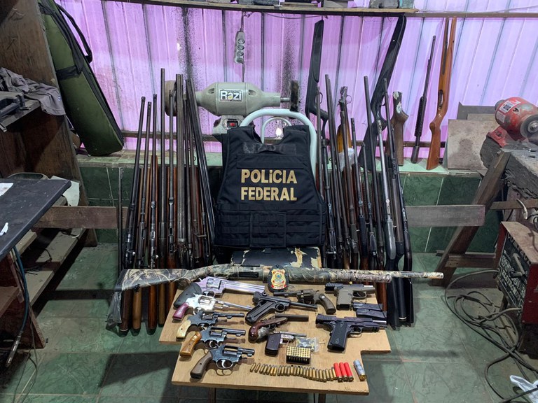 Imagem da notícia Polícia Federal combate atuação de armeiro ilegal