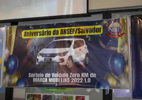Imagem da notícia ANSEF/Salvador realiza sorteio de Carro 0km durante Festa de aniversario da associação; confira o ganhador