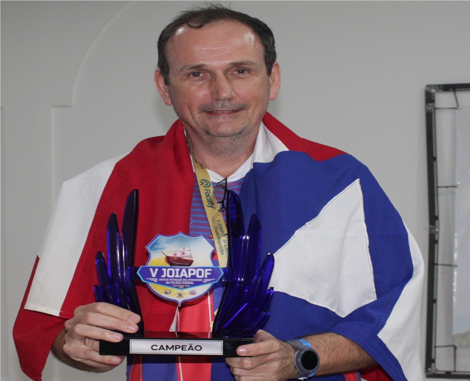 Imagem da notícia Durante o V JOIAPOF a ANSEF-Salvador conquistou o 1º Lugar no Xadrez com nosso associado Alexandre Otto Klotz