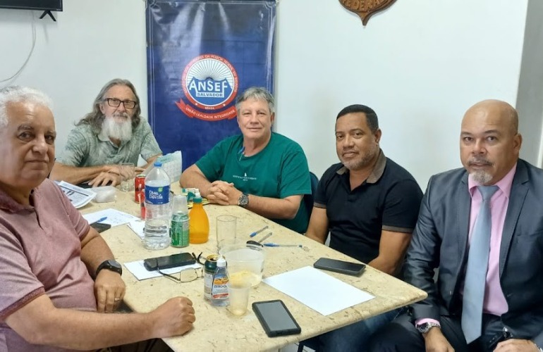 Imagem da notícia Diretoria da ANSEF-Salvador se reúne para discutir projetos e ações em prol dos Ansefianos